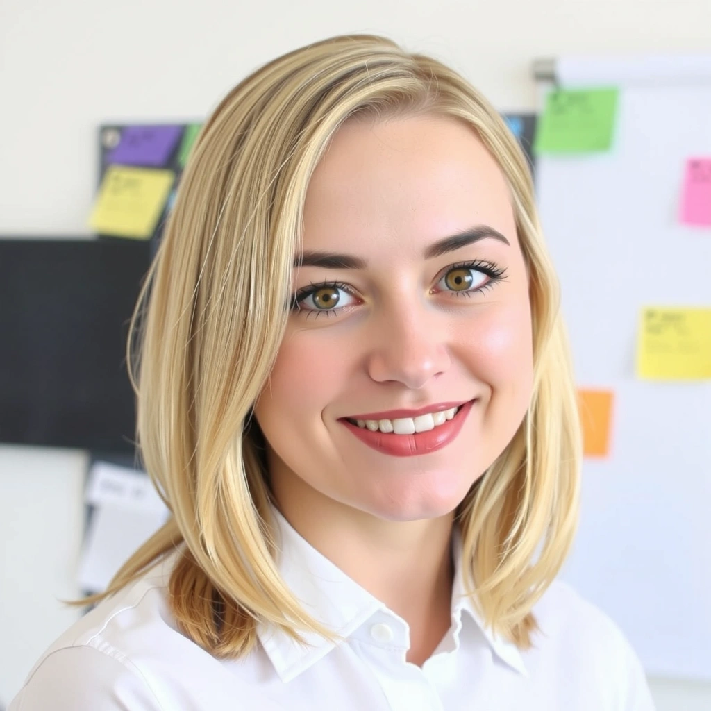 Portrait of Emily White, Project Manager