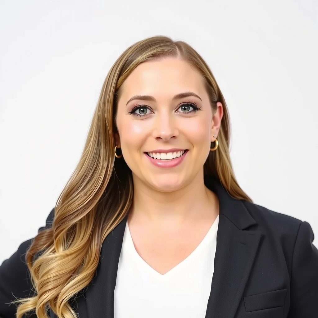 Professional headshot of Jane Doe, a web design expert with a friendly smile