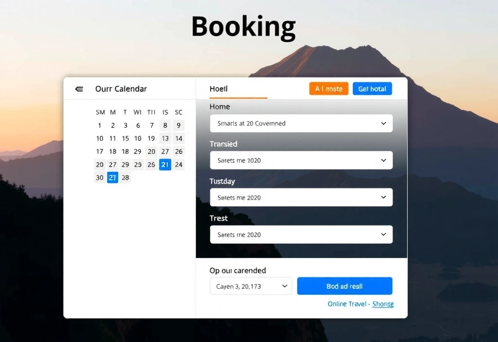 Streamlined booking system for a hospitality group